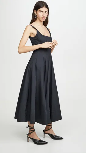 Vista 4 de STAUD Vestido Wells para mujer Negro