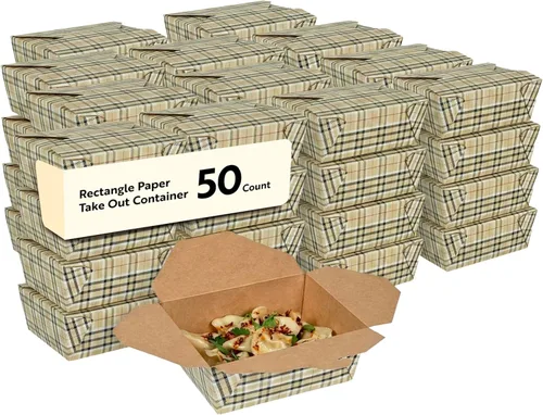 Vista 50 de Restaurantware Contenedor desechable para llevar, 30 oz / #1, negro