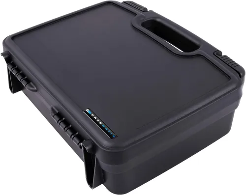 Vista 5 de Casematix Funda rígida para cámara compatible con cámara de transmisión en vivo Mevo Start, micrófono de escopeta y accesorios en espuma