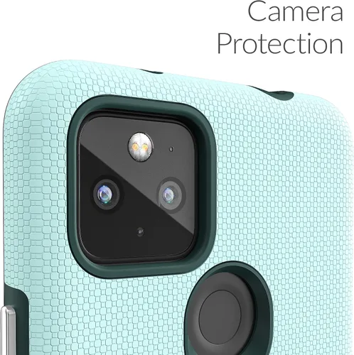 Vista 3 de Crave Para Pixel 5a Caso, Funda De Doble Capa De Protección A Prueba De Golpes Para Google Pixel 5a 5G (6.34 Pulgadas) - Aqua