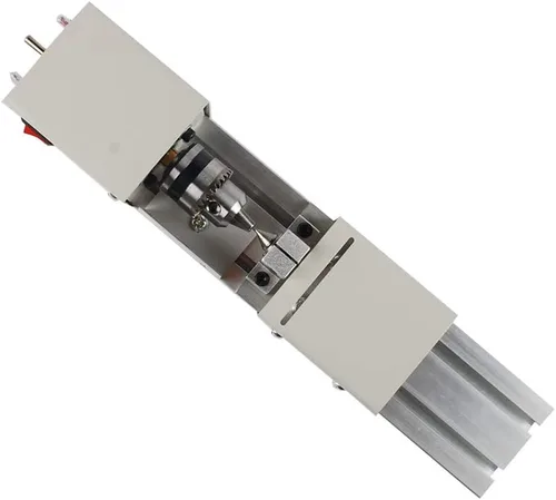 Vista 4 de Mini máquina de torno 12V-24VDC 96W Mini Torno de madera Accesorios de fresado para bricolaje Taladro de madera Herramienta rotativa (Grupo 2)