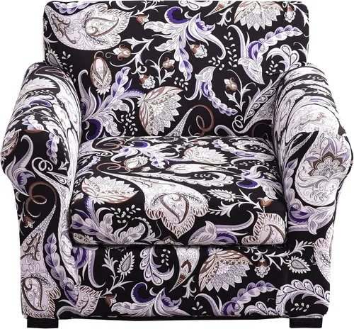 Vista 107 de Fundas elásticas para sofá de 1/2/3 cojines, funda estampada con fundas de cojín de asiento separadas, fundas de sofá lavables, protector de muebles