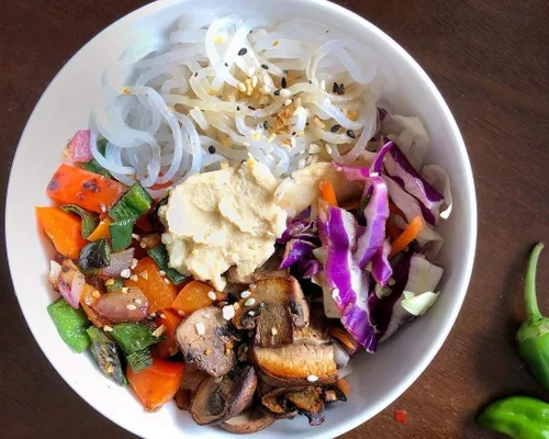 Vista 6 de Miracle Noodle Angel Hair Pasta - Fideos Shirataki a base de plantas, fideos Konjac, vegana, sin gluten, pasta baja en carbohidratos, paleo, fideos