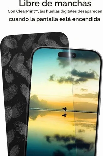 Vista 7 de ZAGG Glass Elite - Protector de pantalla para iPhone 17e, iPhone 14/16e/13/13 Pro, vidrio templado 5 veces más fuerte, resistente a arañazos