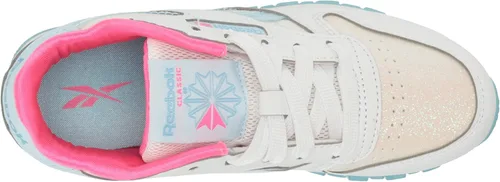 Vista 5 de Reebok Unisex-Child Classic Leather Step N Flash Light Up Sneaker