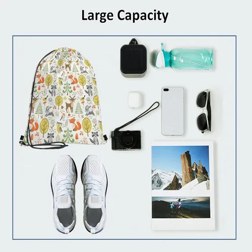 Vista 3 de Bolsas con cordón de unicornio, mochila y bolsa de gimnasio con cordón, Multi-a54, Mochilas de viaje