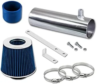 Vista 3 de Kit de admisión de aire Ram corto negro + filtro compatible con Chevrolet Impala SS Caprice 94-96 4.3L / 5.7L V8
