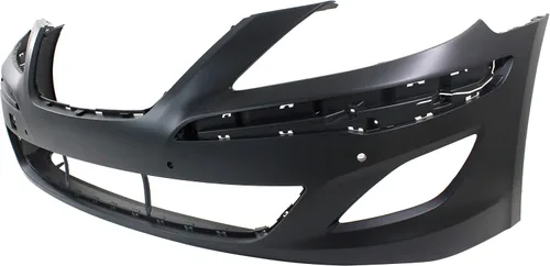 Vista 2 de Evan-Fischer - Cubierta de parachoques compatible con Hyundai Genesis 2011-2014 imprimada con orificios de sensor de asistencia de estacionamiento