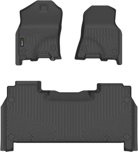 Vista 79 de HAFIDI® - Tapetes para auto con almacenamiento debajo del asiento, para todo clima, antideslizantes, de elastómero termoplástico, para la primera
