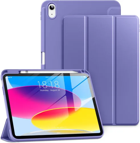 Vista 10 de DTTO Funda para iPad (A16) de 11ª Generación de 11 Pulgadas 2025, Funda para iPad de 10ª Generación de 10.9 Pulgadas 2022, Funda Protectora Trasera