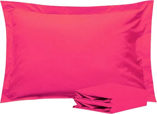 Vista 45 de NTBAY Fundas de almohada estándar, paquete de 2 fundas de almohada de microfibra cepillada de 20 x 26 pulgadas, súper suaves y acogedoras