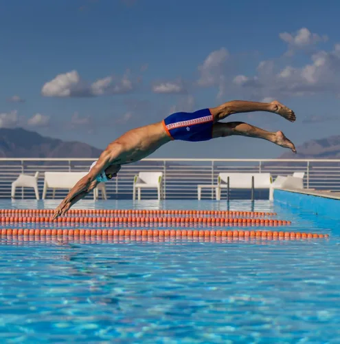 Vista 7 de Arena Bañador de natación para hombre Icons Performance sólido