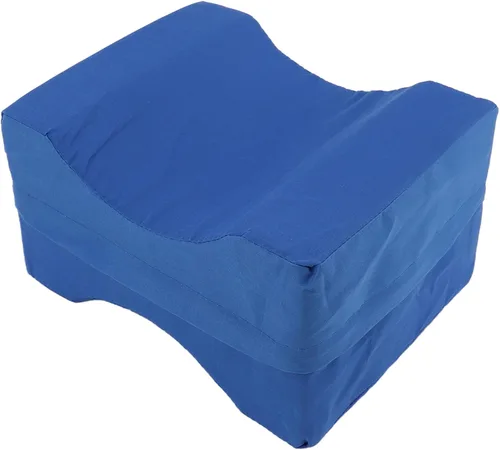 Vista 3 de Almohada de rodilla para personas que duermen de lado, esponja posicionador de piernas, almohada de rodilla W con funda desmontable