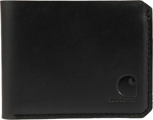 Vista 9 de Carhartt Carteras de cuero Craftsman para hombre, disponibles en varios estilos y colores, color negro (cuaderno)