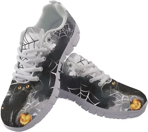 Vista 10 de HUGS IDEA Zapatos deportivos ligeros con patrón de enfermería para mujer Bandera estadounidense