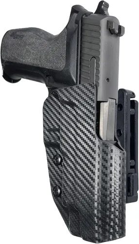 Vista 7 de Black Scorpion Gear Pro IDPA Competition Holster se adapta a Sig P226 con riel