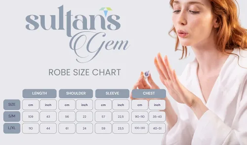 Vista 7 de SULTAN'S GEM Bata ligera de algodón con capucha para hombres y mujeres, bata de baño de algodón turco, bata unisex