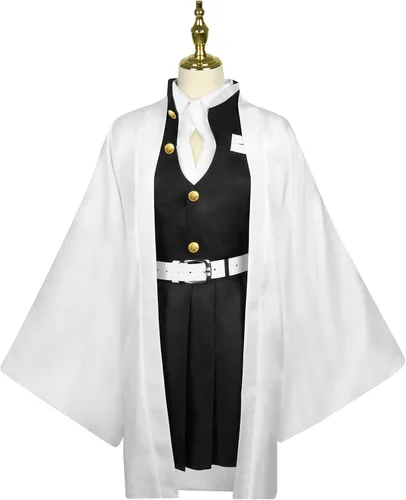 Vista 2 de Disfraz de cosplay de Demon Slayer traje completo de anime para fiesta de Halloween Kamado Nezuko Shinobu Tanjirou Zenitsu para hombre y mujer