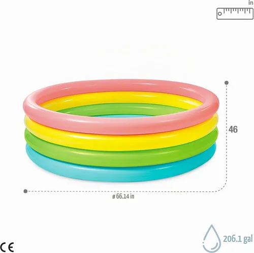 Vista 5 de Intex Piscina infantil Sunset Glow de 66