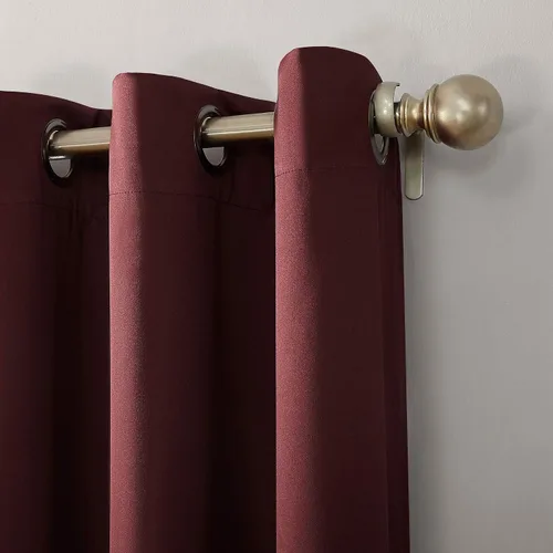 Vista 23 de Sun Zero Nordic - Juego de 2 paneles de cortinas con ojales de grado teatral extremo 100% opacas, 104" x 96" (2* 52" x 96"), cortinas opacas blanco