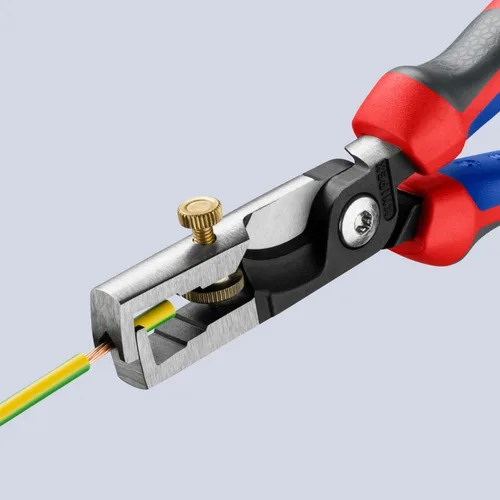 Vista 5 de KNIPEX Herramientas, 13 62 180 StriX Aislamiento Strippers Cable Tijeras Alicates de Corte, 7.25 Pulgadas