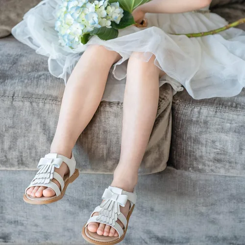 Vista 191 de THEE BRON Sandalias cómodas para niñas, zapatos para niños, sandalias rellenas