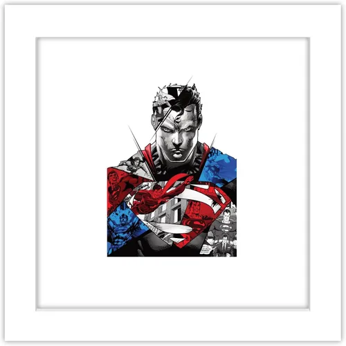 Vista 11 de Trends International Gallery Pops DC Comics Superman - Póster de pared de retrato de cómic, 12 x 12 pulgadas, versión enmarcada en negro
