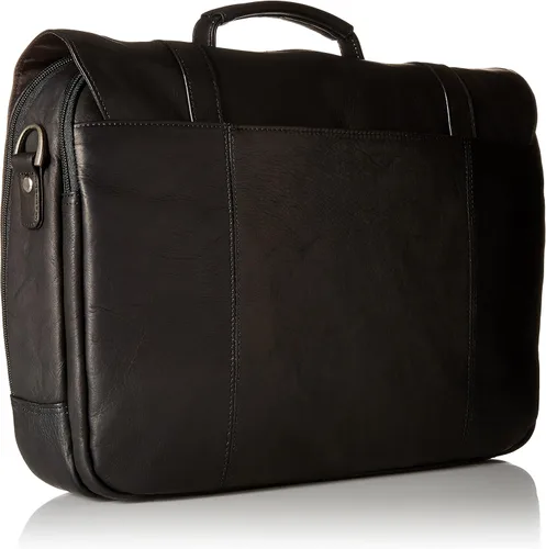 Vista 2 de Samsonite Colombian Leather Flap-Over Messenger Bag