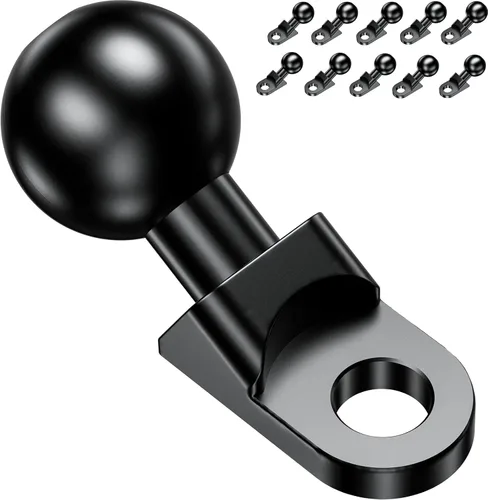Vista 10 de BRCOVAN - Base de montaje de bola de aleación de aluminio de 1 pulgada con orificio de montaje de 0.57 pulgadas, base de bola adaptadora de cabeza