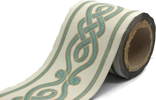 Vista 33 de Muestra 0.27 yardas 2.7 "cinta de jacquard de ajuste de cortinas en espiral para sus cortinas cortinas cortinas bandas cinta de ajuste V1 142 Beige