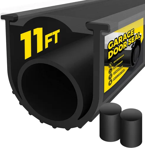 Vista 20 de Holikme Sello para puerta de garaje, kit de retención de riel de aluminio preperforado, fácil de instalar, combinación de anillo en U + O duradero