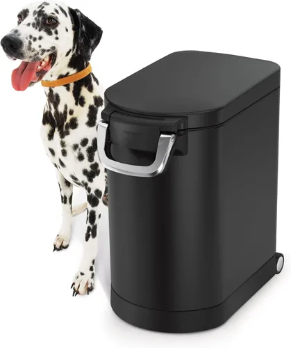 Vista 11 de simplehuman Contenedor mediano de almacenamiento de alimentos para mascotas, 25 litros, 27 lb / 12.2 kg, para alimentos para perros, gatos y aves