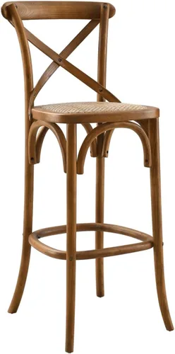 Vista 13 de Modway Taburete Gear Bar en Negro, 19 x 17.5 x 43.5
