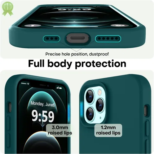 Vista 159 de LOVE 3000 Diseñada para Funda iPhone Air, Silicona Premium [Compatible con Magsafe][Forro de Microfibra Suave Anti-Rayones] Funda Protectora