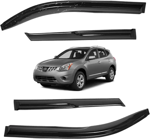 Vista 188 de Viseras para ventanas para Mazda 3 Sedán 4 puertas 2004 2005 2006 2007 2008 2009 estilo JDM Mugen, deflector de viento, protector solar y de lluvia