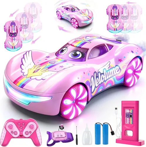 Vista 10 de Coche de acrobacias RC con detección de gestos, auto de control remoto 4WD 1-azul