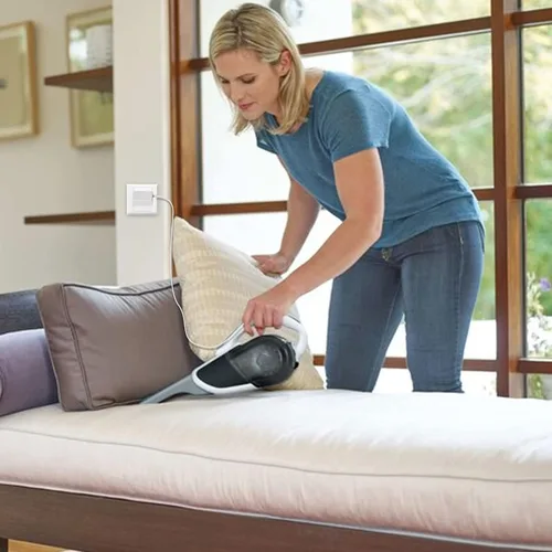 Vista 7 de Lnauy Cargador compatible con Black and Decker HHVJ315JD10 / HHVJ315JMF71 / HHVK320J61 / HHVK320J10 / HHVK320JZ01 Dustbuster Smartech - Cable