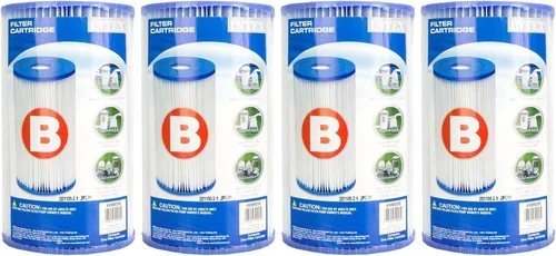 Vista 10 de Intex 29005E - Cartucho de bomba de filtro de material Dacron fácil de limpiar, 29005E para piscina, tipo B, (paquete de 2)