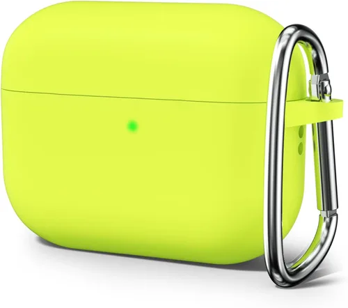 Vista 35 de Oakxco Funda de silicona para Airpods 3, bonita funda rígida femenina para Airpods de 3ª generación con llavero, gel de goma colorido suave de TPU
