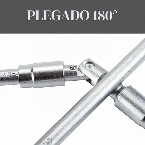 Vista 5 de Cartman - Llave universal plegable de tubo de 36 cm, de hierro, de 4 vías