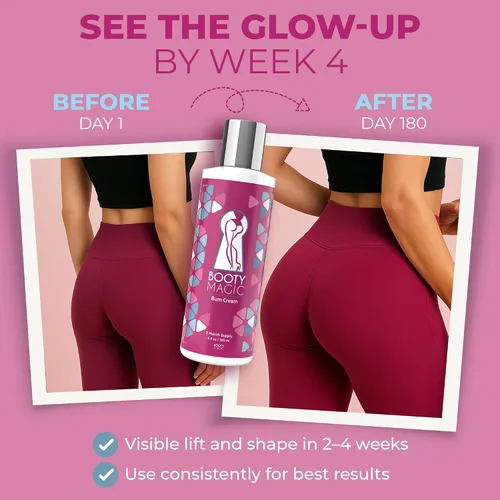 Vista 6 de Botín Magic Butt Enhancement Cream – Suministro de 2 mes