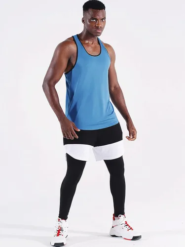 Vista 5 de NELEUS Men's 3 Pack Running Tank Top Dry Fit Y-Back Athletic Workout Tank Tops