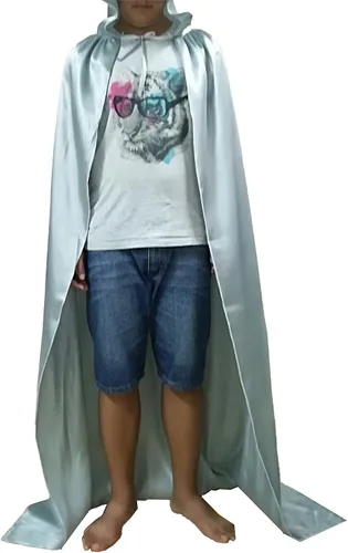 Vista 3 de Unisex capa con capucha Role Cape familia batas trajes de longitud completa