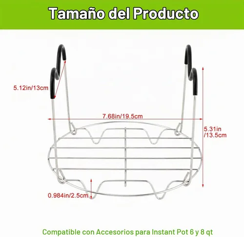 Vista 7 de Salvamanteles de vapor instantáneo con mango de silicona ondulado, 6 8