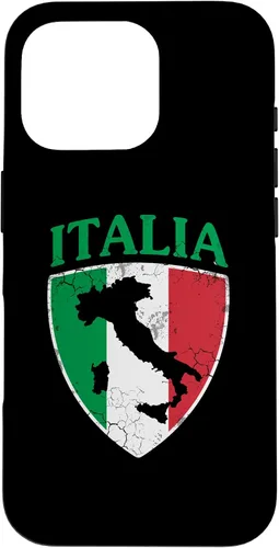 Vista 20 de Italia Flag Crest Italy Italian Family Vintage Distressed Case for iPhone 17