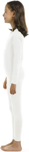 Vista 3 de Conjunto de ropa interior térmica para niñas con tejido polar térmico en parte superior e inferior