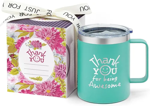 Vista 19 de DLOCCOLD Regalos de agradecimiento para hombres por ser impresionante taza para compañeros de trabajo, día de cumpleaños para mujeres