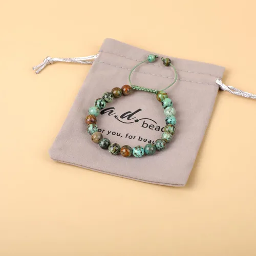 Vista 142 de AD Beads Pulseras de piedras preciosas unisex de 0.315 pulgadas (0.315 in), macramé curativo ajustable de 7 a 9 pulgadas Usa esta pulsera