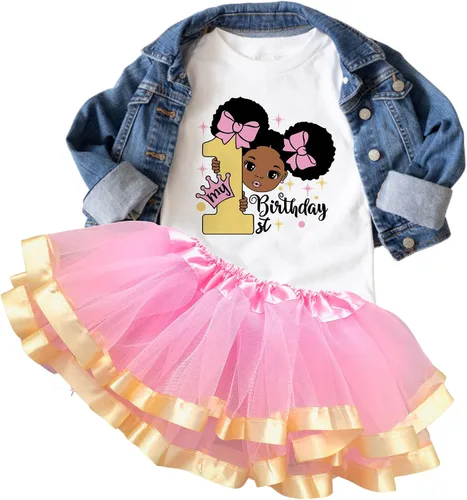 Vista 2 de Luke and Lulu Traje de tutú para bebé de primer cumpleaños