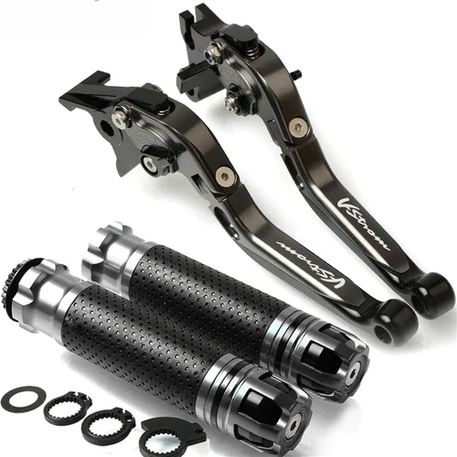 Vista 6 de for Suzuki V-Strom 2002-2016 2015 2014 20132 012 2011 2010 V-Strom Motorcycle Brake Handle Adjustable Brake Clutch Lever Handbar (Color : 1)